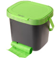 Compost Caddy 1.85 Gal. (7lt) + 20 Compostable Bags